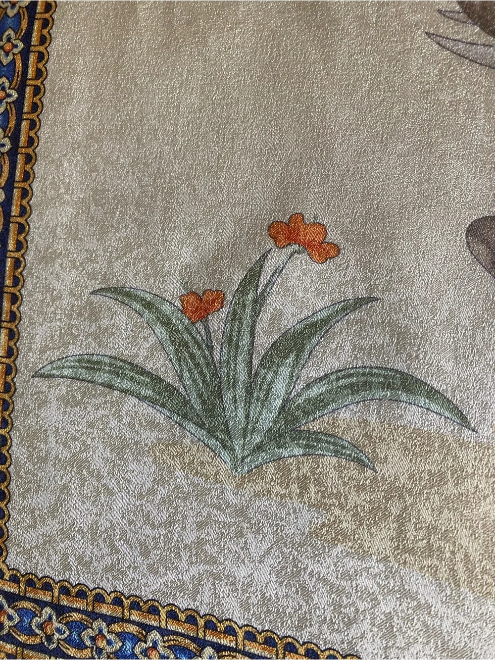 Jim Thompson Elephant Silk Scarf
